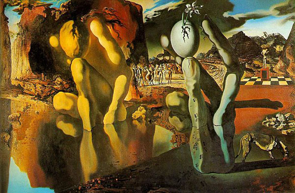Salvador Dalí, Métamorphose de Narcisse, 1937